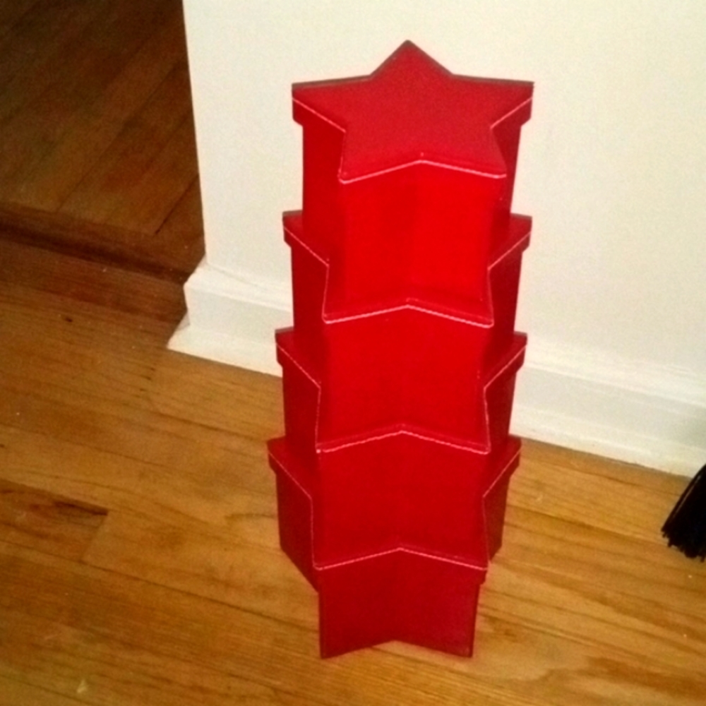 Tower of Red Star boxes